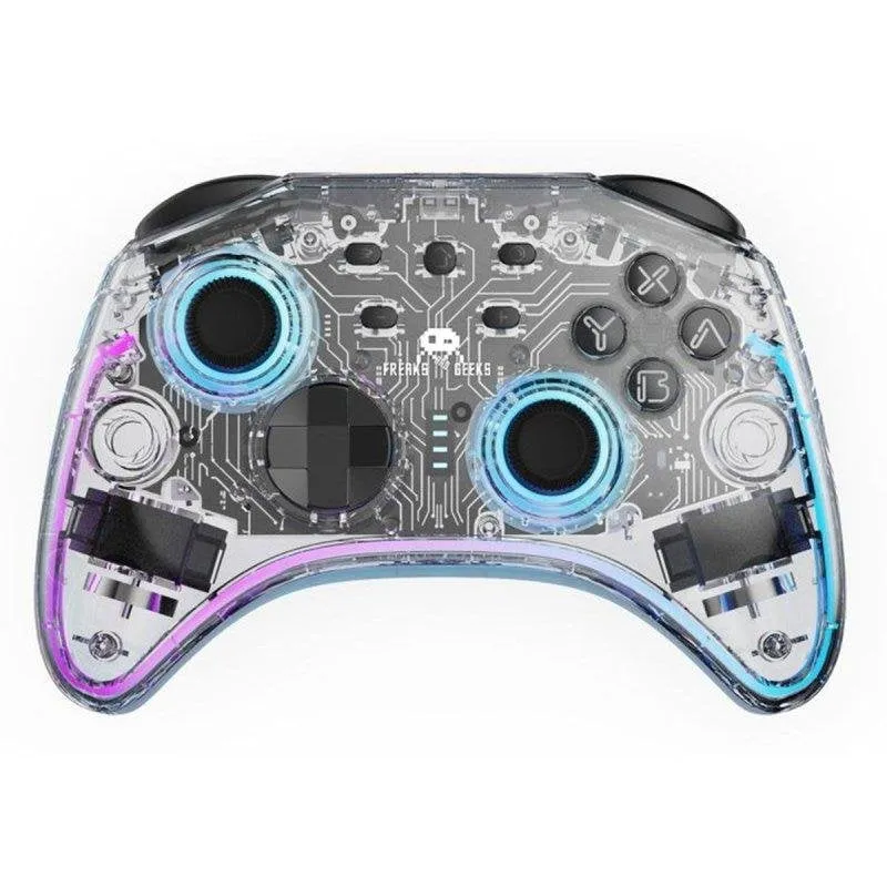 Controller Freaks and Geeks Polychroma Wireless Trasparente LED Giroscopio - immagine 1