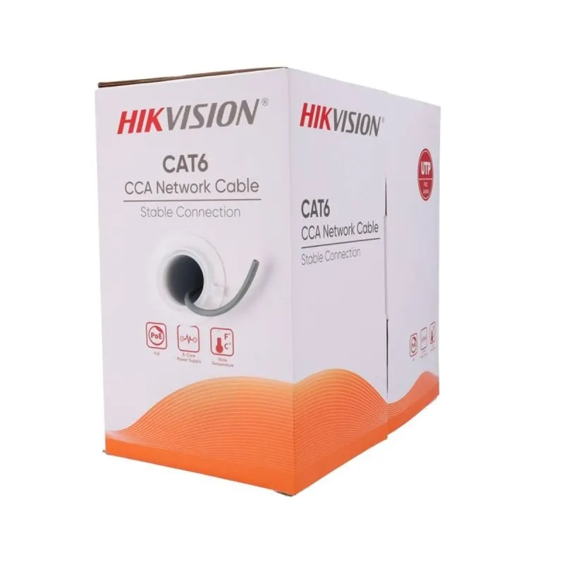 Cavo Hikvision DS-1LN6UU/CCA Cat6 Grigio - immagine 1