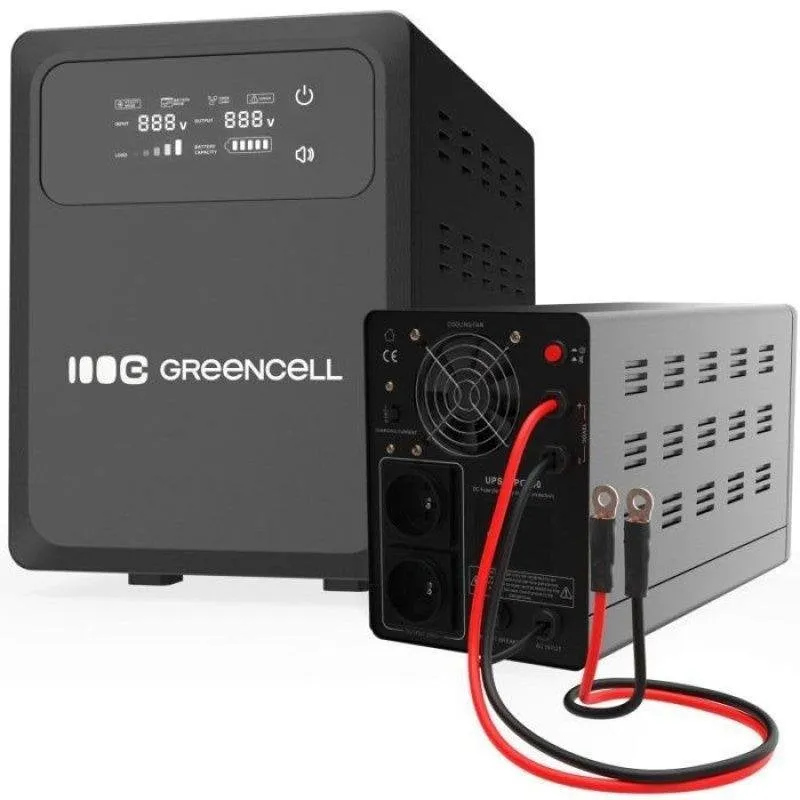 Sai Green Cell 500W 800VA Batteria Esterna 12V Onda Sinusoidale Pura - immagine 1