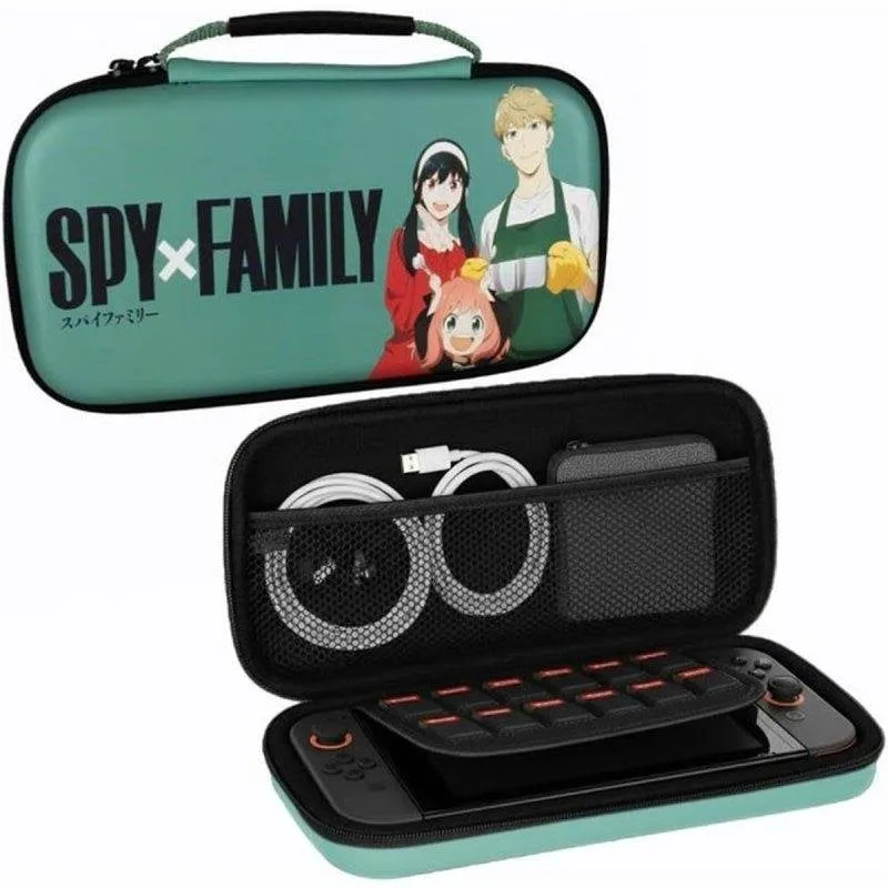 Custodia Messenger Konix Spy X Family per Nintendo Switch con 8 Slot Giochi - immagine 1