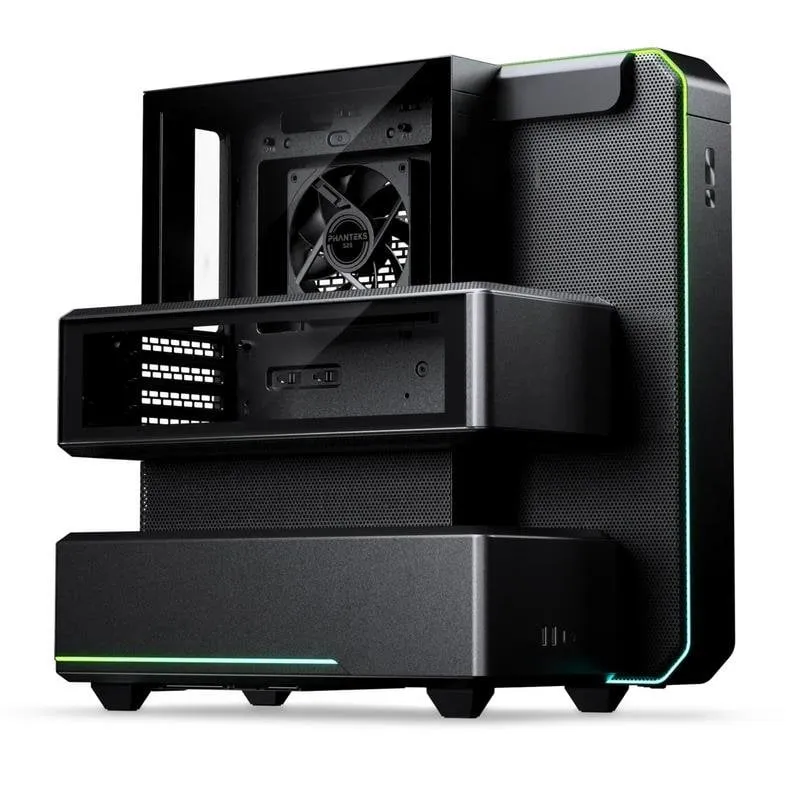 Case PC Phanteks EX5 Midi Tower Nero Vetro Temperato - immagine 1
