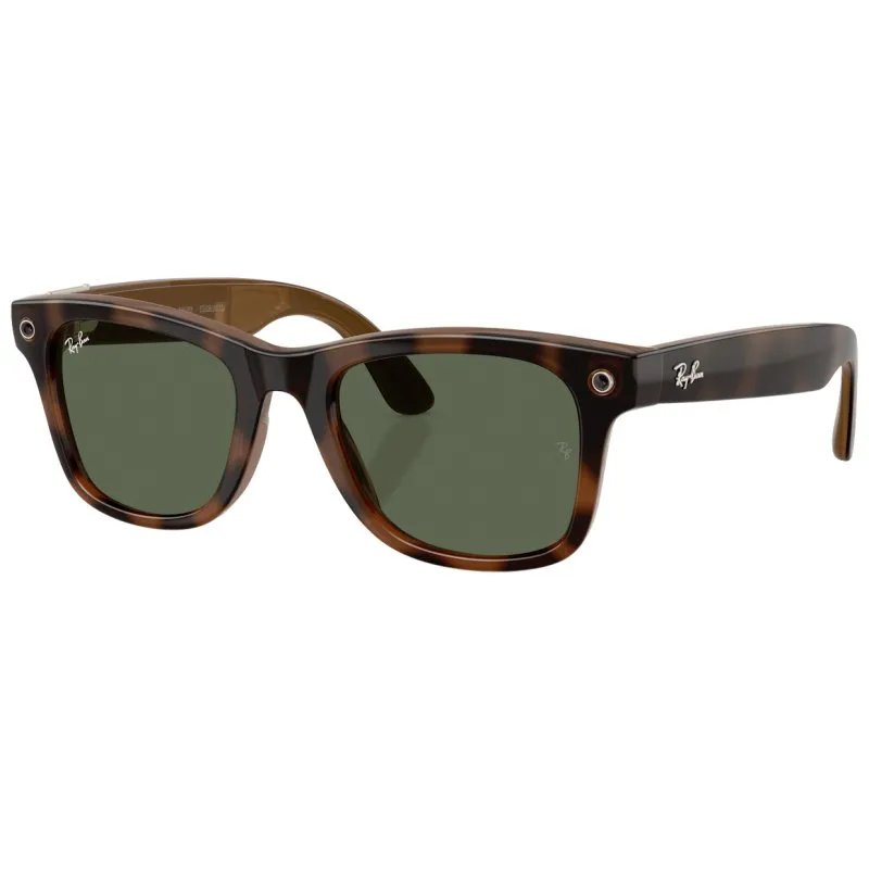 META Ray-Ban Meta Wayfarer Gen 3 Occhiali intelligenti Fotocamera IA Integrata Altoparlanti Traduttore Verde - immagine 1