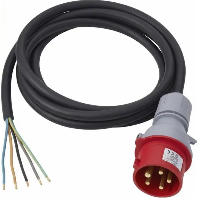 Cavo di collegamento Sygonix CEE 3 m 16 A IP44 rosso - immagine 1