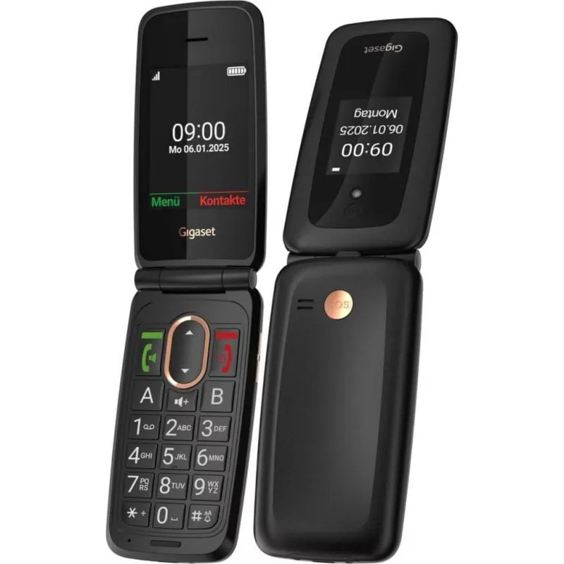 Gigaset GL795 4G 2,8" Tasti Grandi Dual SIM Grigio Scuro - immagine 1