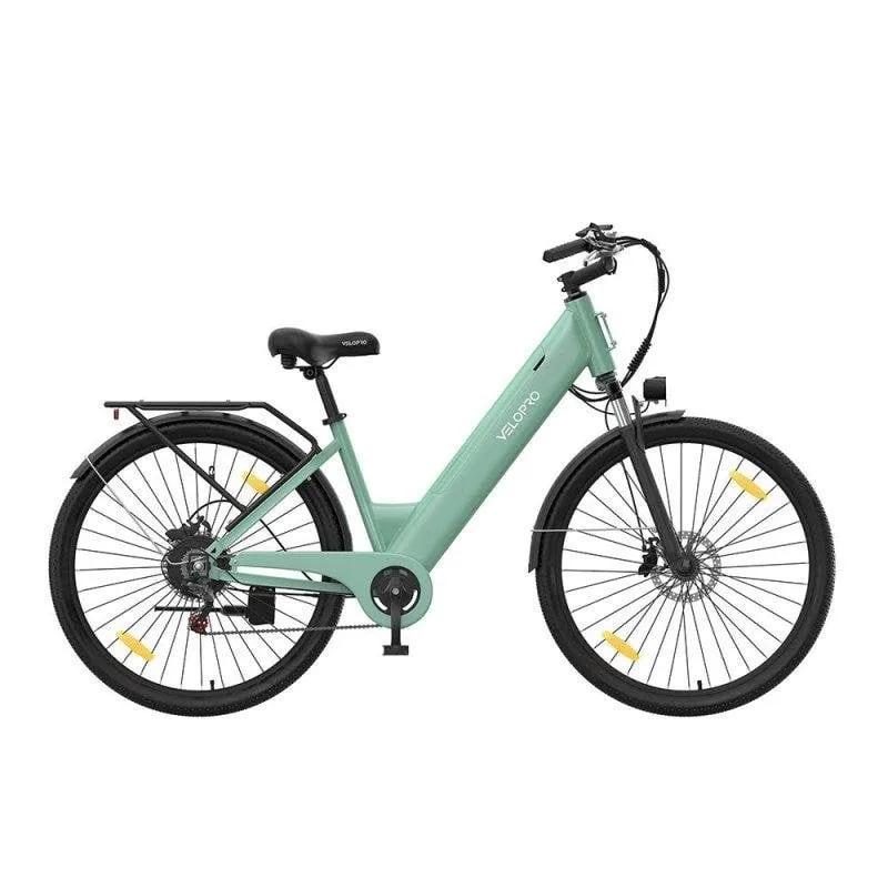 Velo elettrico Velopro C1 Verde 250W 36V 13Ah 27,5 pollici - immagine 1