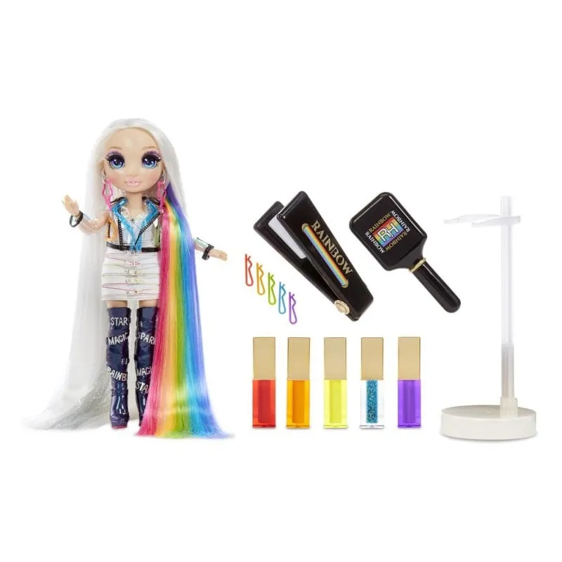 Bambola Rainbow High Amaya Raine Hair Studio 33,5 cm Styling - immagine 1