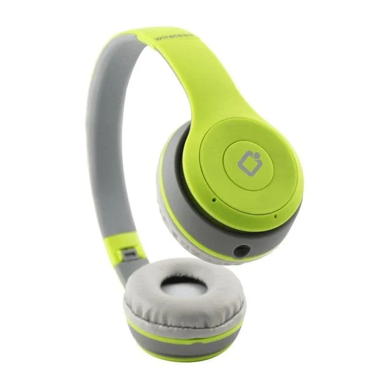 Cuffie INNOVA Wireless Sound TIME Bluetooth wireless pieghevoli verdi - immagine 1