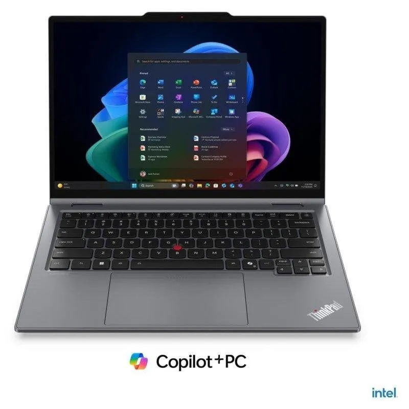 Portatile Lenovo ThinkPad X1 2-in-1 Gen 11 14" Intel Core Ultra 7 355 32GB 1TB SSD Windows 11 Pro Italiano Grigio - immagine 1