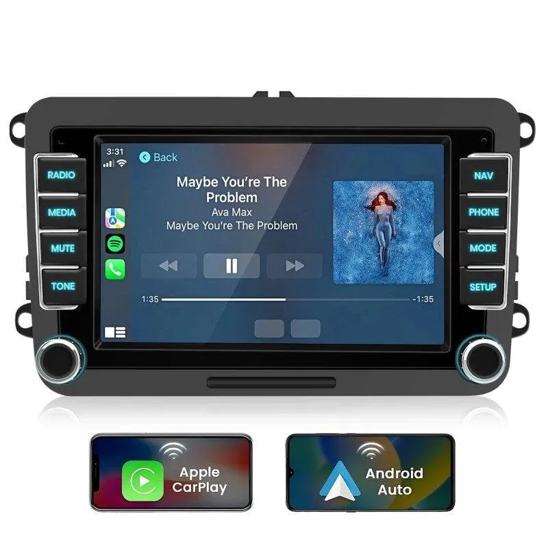 Autoradio 2 DIN JUNSUN Golf 5/6 CarPlay Android Auto GPS 64 Go - immagine 1