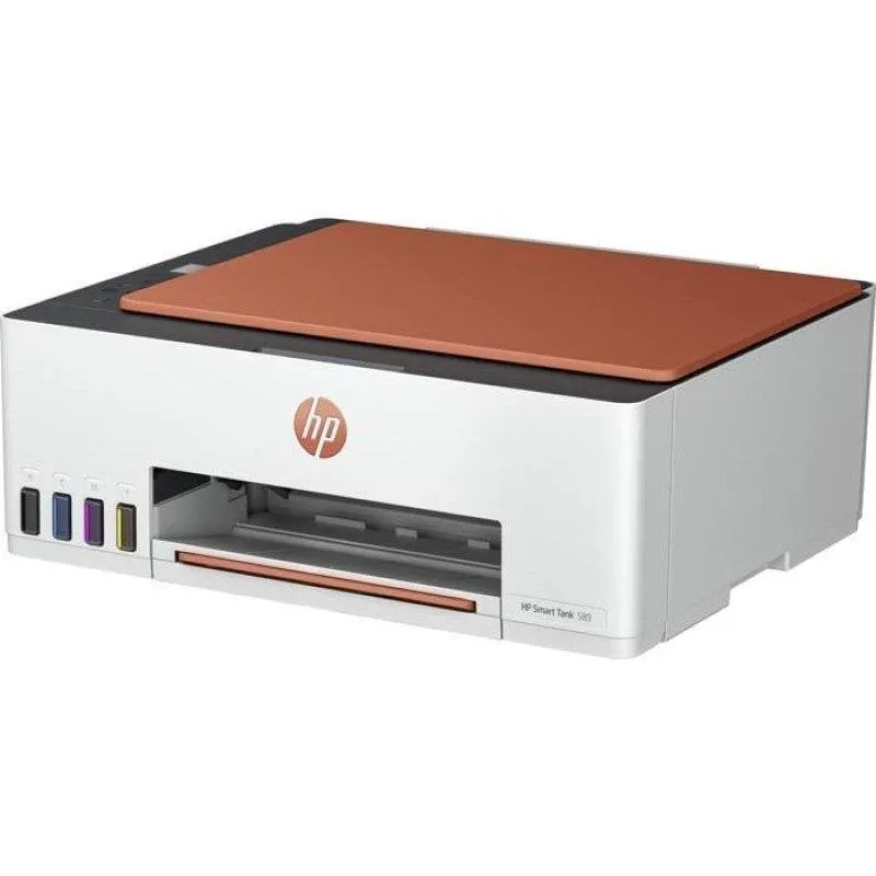 Stampante a getto d'inchiostro Wi-Fi HP Smart Tank 589 multifunzione con stampa mobile - immagine 1