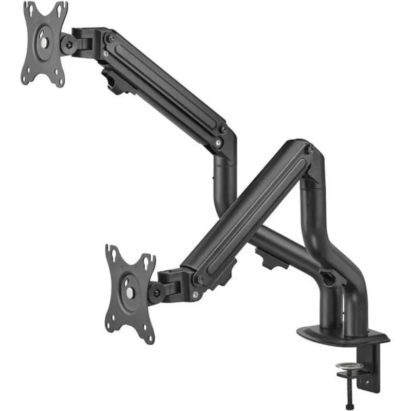 Oplite Mt10 Supporto Monitor Doppio Braccio Articolato Scrivania 17-32" VESA 75x75-100x100 Max 8Kg - immagine 1