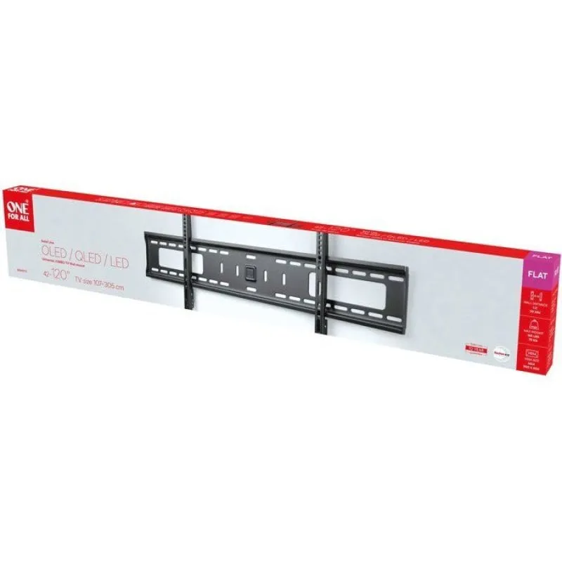 One For All Solido Jumbo Supporto TV fisso a parete 42-120 pollici VESA fino a 900x600 - immagine 1