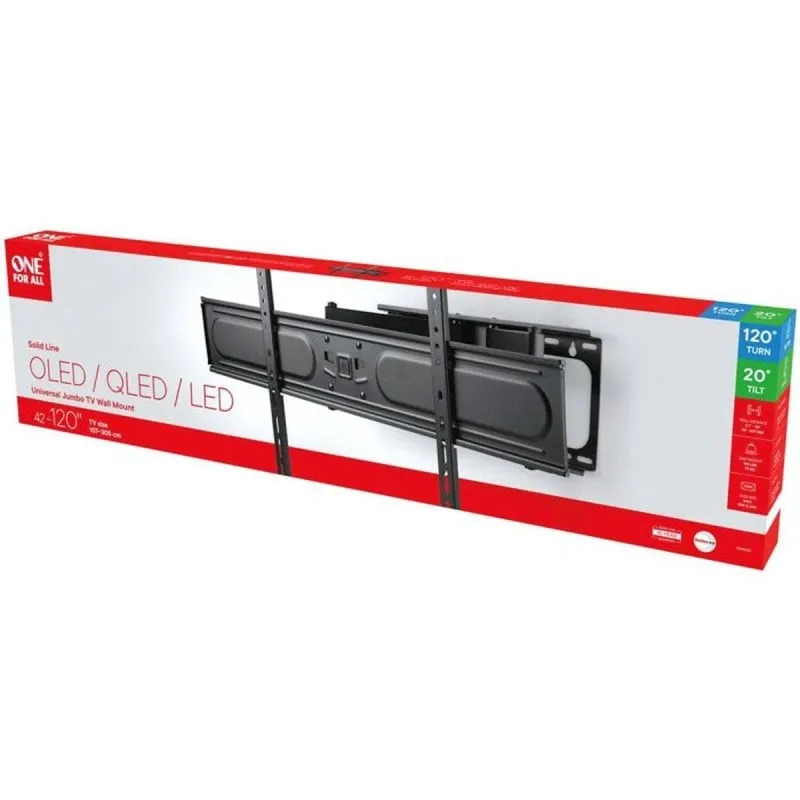One For All WM 4960 Supporto TV Muro 42 a 120" VESA 100x100 a 900x600 Max 75Kg - immagine 1
