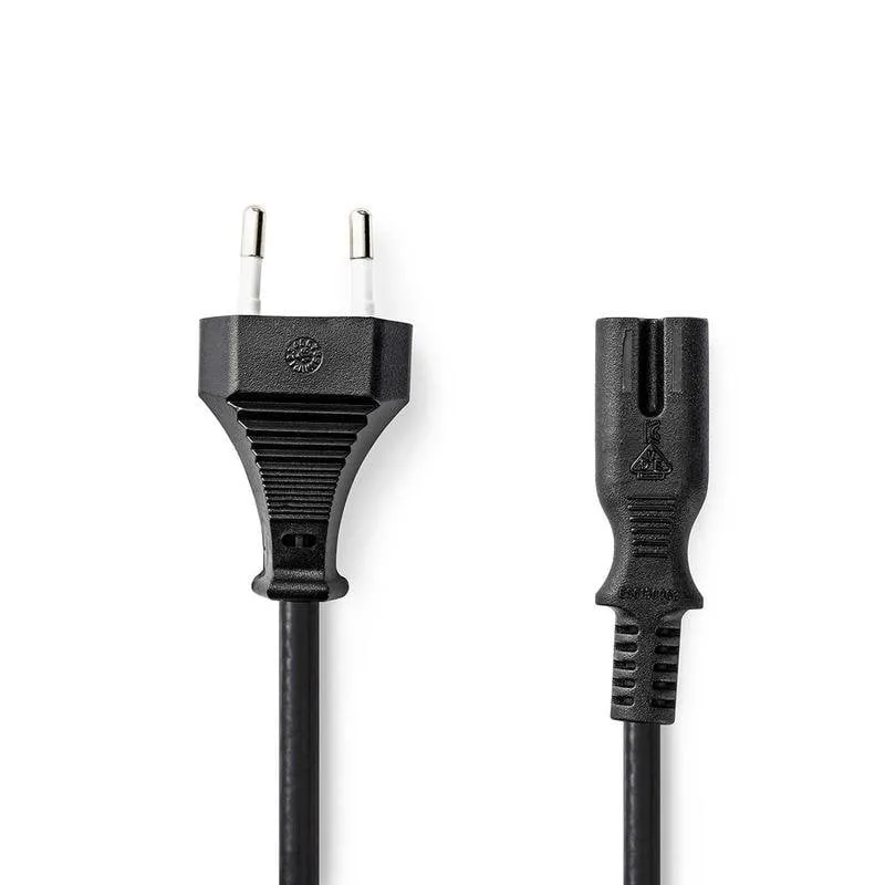Cavo di alimentazione Nedis CEGL11040BK20 2 m Nero - immagine 1
