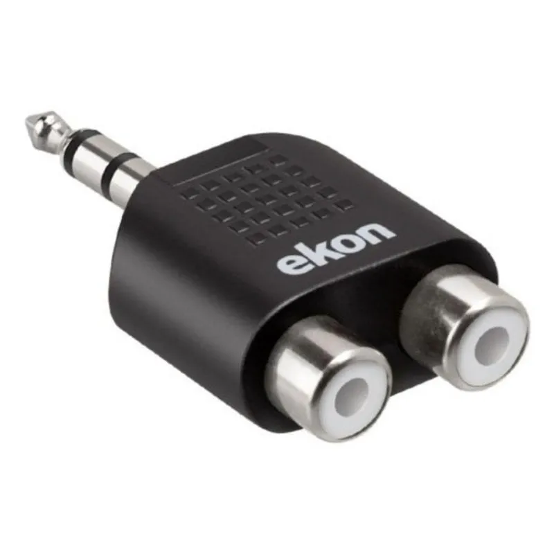 Cavo divisore audio Ekon 3,5 mm RCA 100 mm - immagine 1