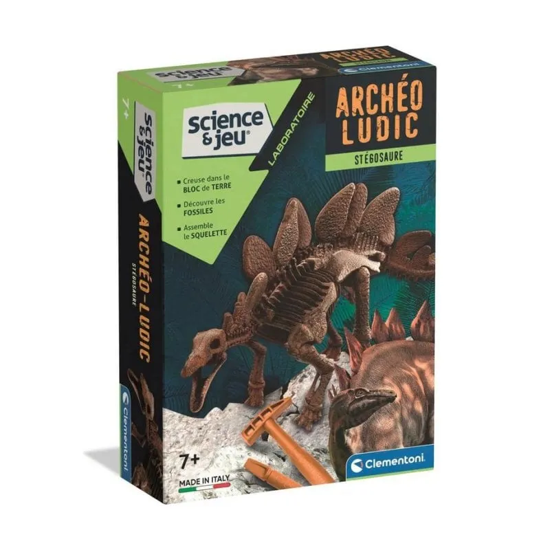 Kit Archeo Ludico Clementoni Stegosauro AR 21 cm - immagine 1
