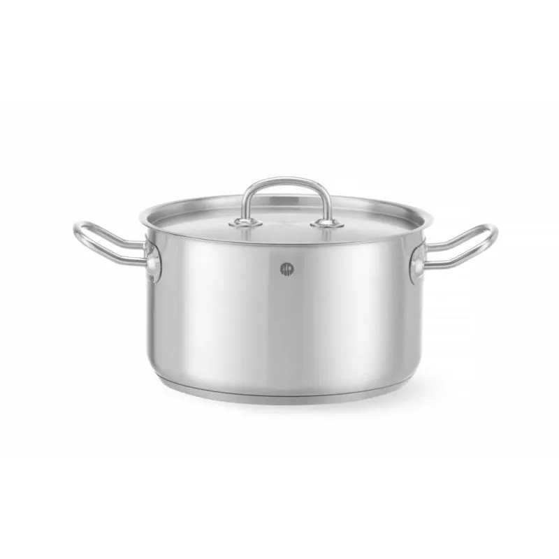 Casseruola Hendi Kitchen Line 6L Acciaio con Coperchio - immagine 1