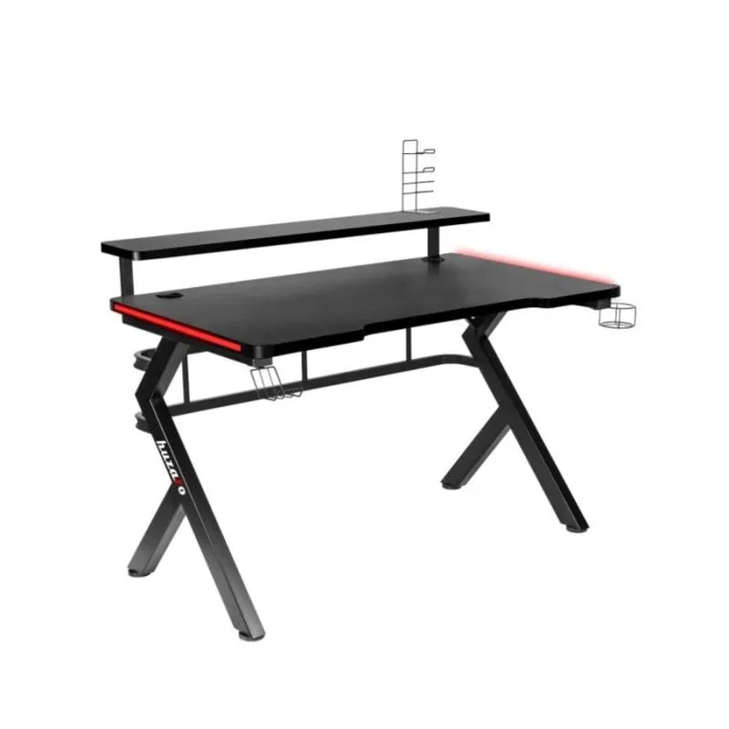 Scrivania gaming Huzaro Hero 5.0 RGB 120 x 60 cm - immagine 1