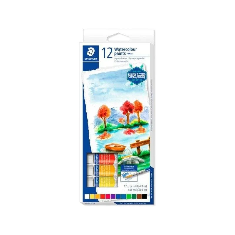 Set Design Journey Staedtler 12 tubi acquerello - immagine 1
