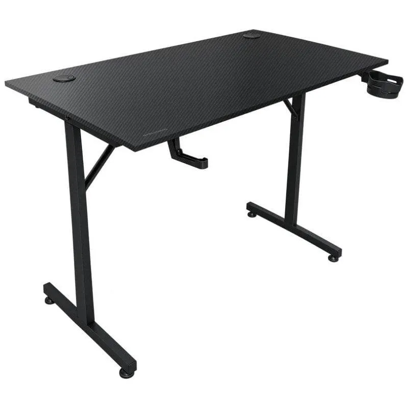 Scrivania gaming Mars Gaming 100 cm, fibra di carbonio, acciaio e accessori - immagine 1