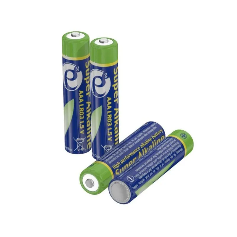 Pila alcalina AAA Gembird EG-BA-AAA4-01 LR03 1,5V x 4 - immagine 1
