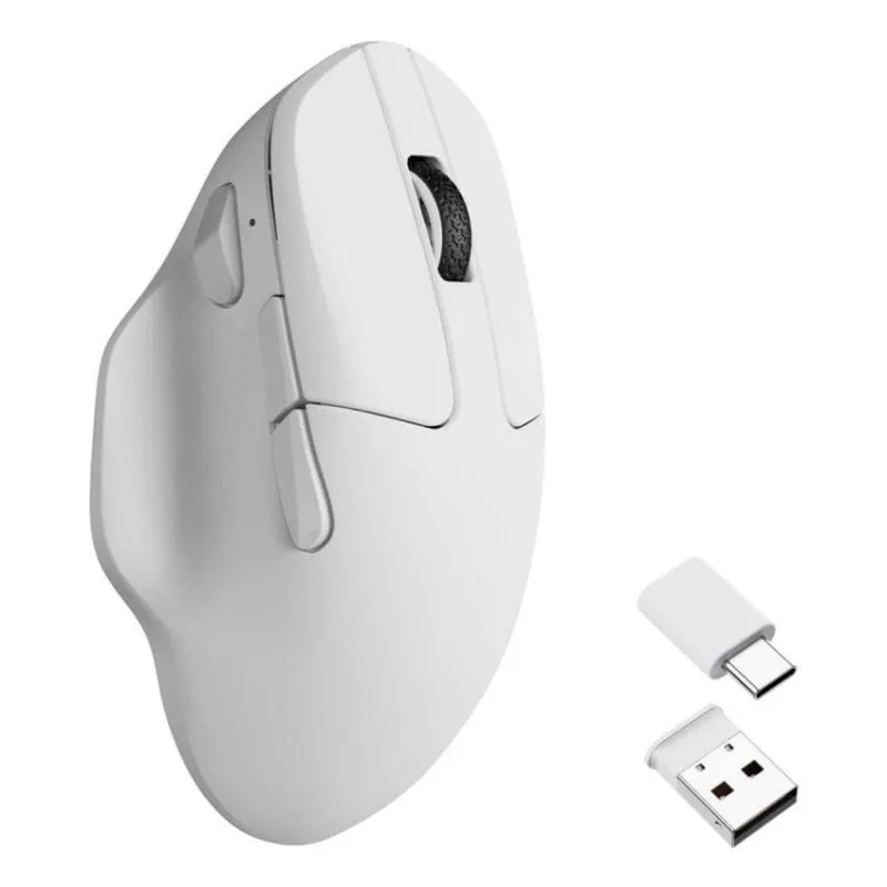 Mouse Keychron M7-A24 wireless Bluetooth USB-C 30000 DPI bianco - immagine 1