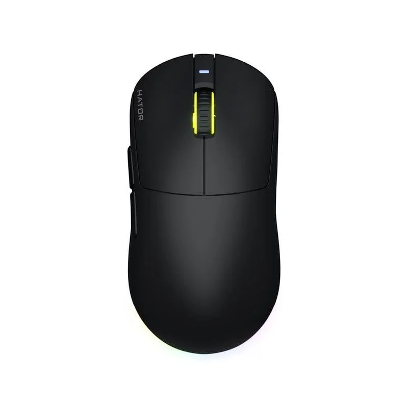 Mouse HATOR Quasar 3 Ultra wireless 30000 DPI nero RGB 8000 Hz - immagine 1