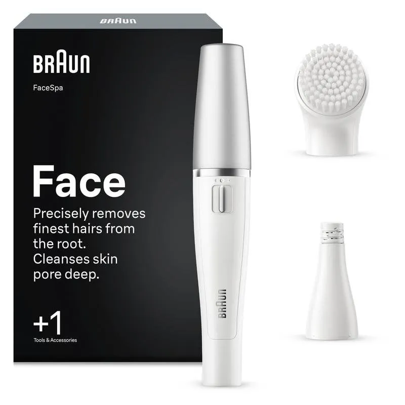 Epilatore Viso Braun Face 810 Senza Fili 1 Velocità 2 Testine Wet & Dry - immagine 1