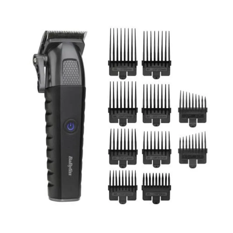 Tagliacapelli BaByliss Senza Fili 1-25 mm 180min 10 Pettini Acciaio Giapponese - immagine 1