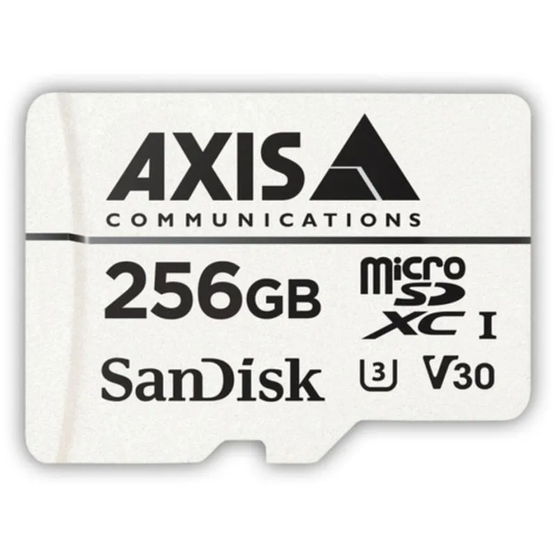 Scheda microSDXC Axis Surveillance Card 256 GB prestazioni elevate - immagine 1