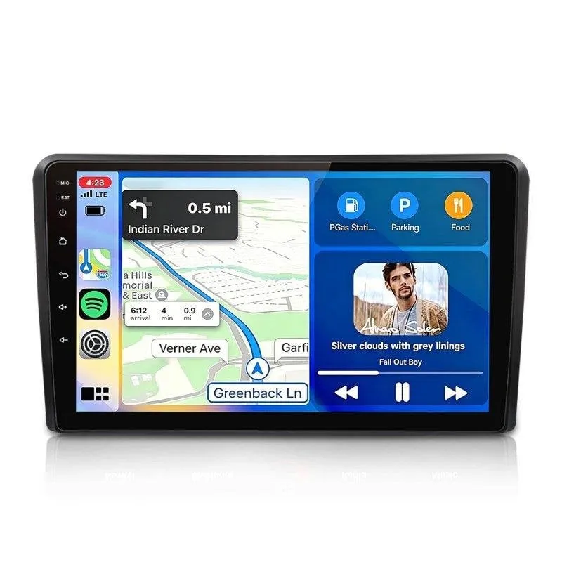 Autoradio Android JUNSUN Audi A3 8P 8V S3 RS3 9" 4GB 64GB CarPlay DAB+ - immagine 1