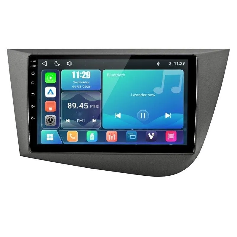 Autoradio JUNSUN Carplay Android Auto Seat Leon 2 SWC Bluetooth GPS - immagine 1