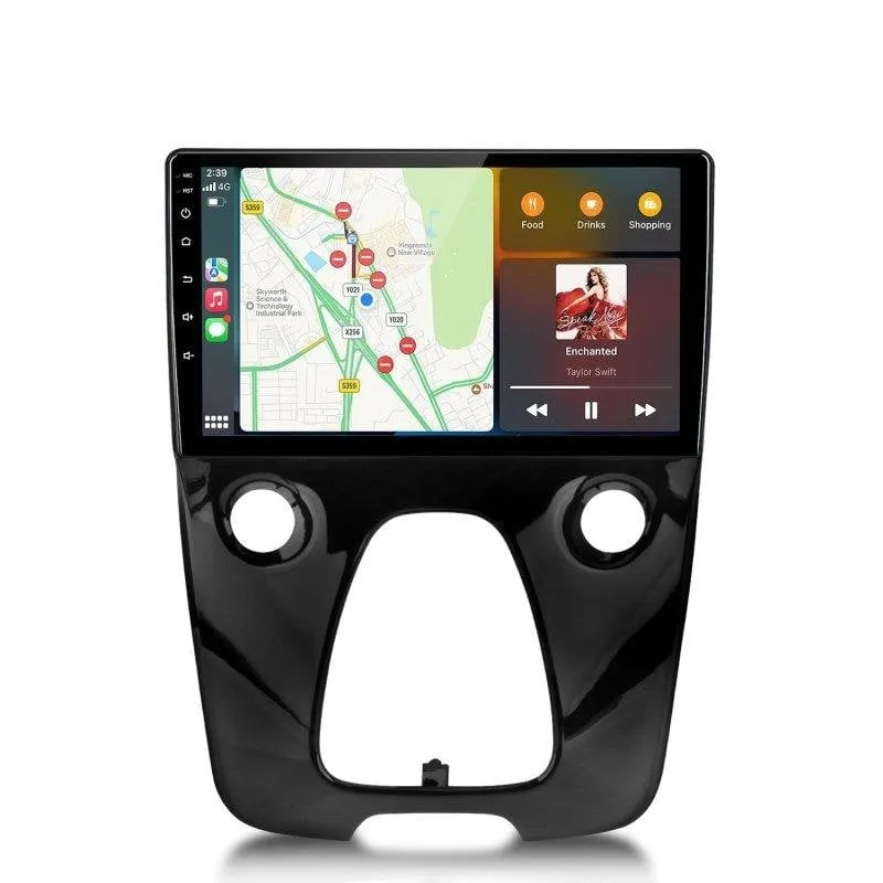 Autoradio JUNSUN 10'' CarPlay Android Auto Citroen C1 - immagine 1