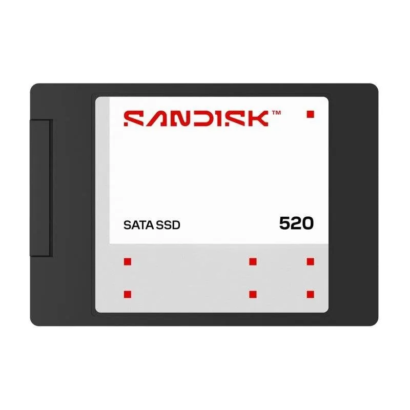 Disco Rigido Sandisk 520 SSD 500GB 2.5" SATA 6 Gbit/s SLC Caching - immagine 1