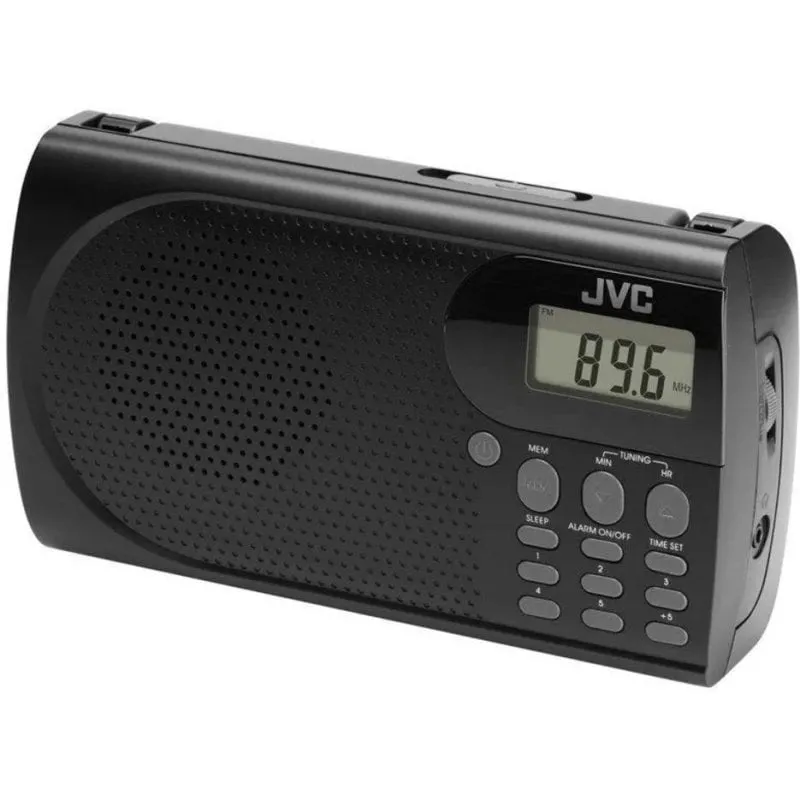 Radio JVC RA-E431B Sveglia 10 Stazioni Nero - immagine 1