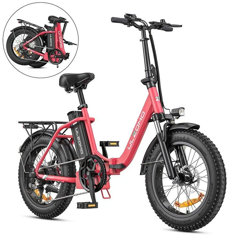 Bici elettrica Dolphin ULZOMO 20 pollici Rosa 36V 13Ah - immagine 1