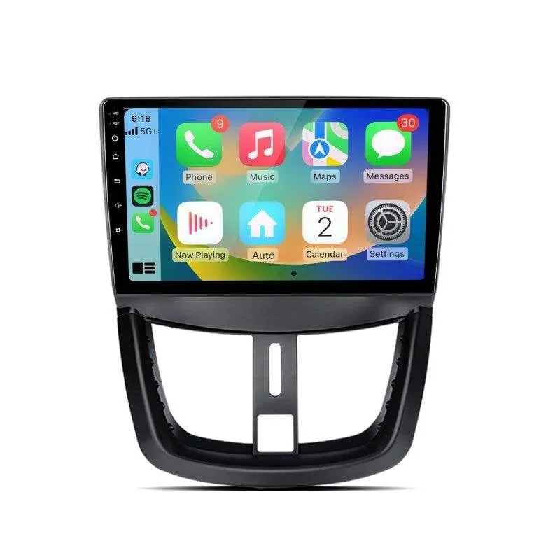 Autoradio 2 Din JunSun Peugeot 207 CC CarPlay Android Auto GPS 64GB - immagine 1