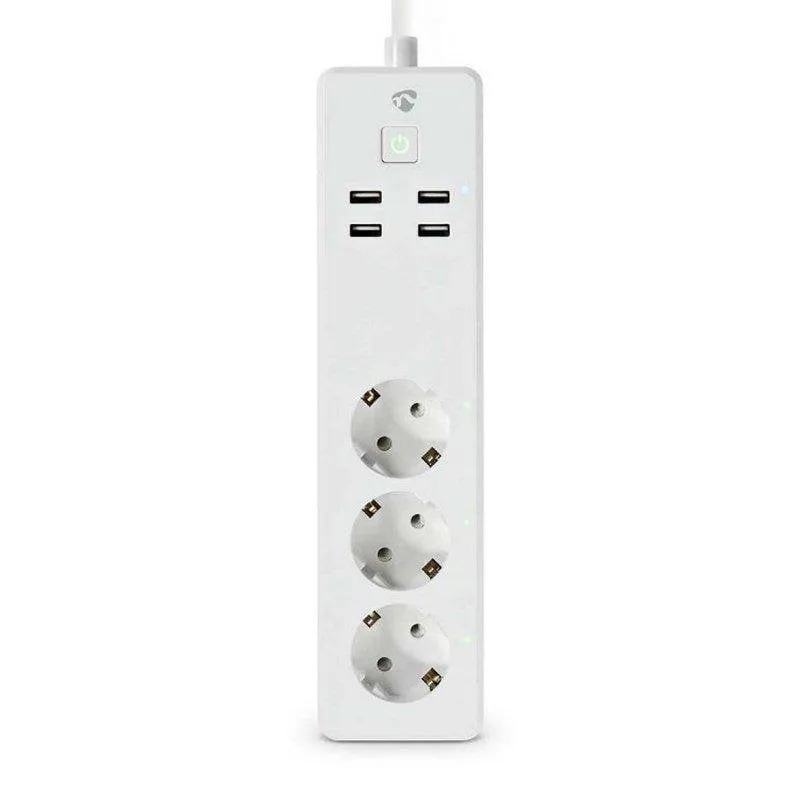 Multipresa intelligente 3 prese 4 USB-A Wi-Fi 3680 W 1,8 m - immagine 1