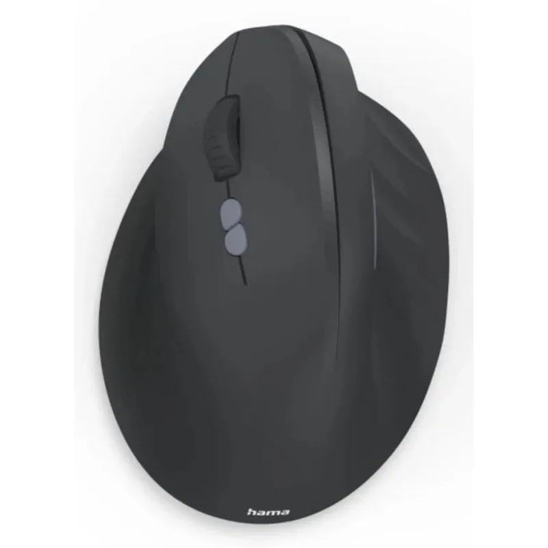 Mouse Hama EWM-600L wireless 1800 DPI nero verticale per mancini - immagine 1