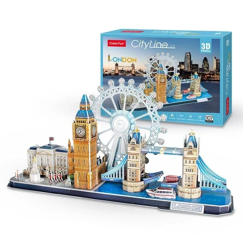 Puzzle 3D CubicFun MC253h 4 in 1 Londra - immagine 1