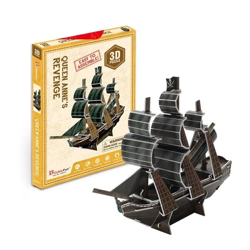 Puzzle 3D Dam Electronics Nave Pirata 24 pezzi schiuma EPS - immagine 1