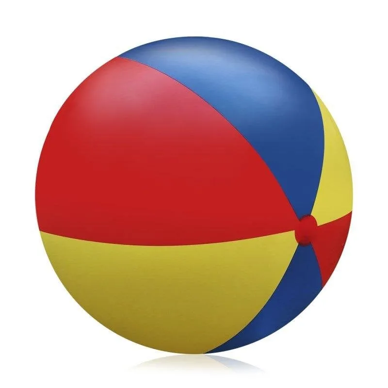 Palla Gigante Gonfiabile Dam Electronics Tricolore 120 cm PVC Resistente - immagine 1