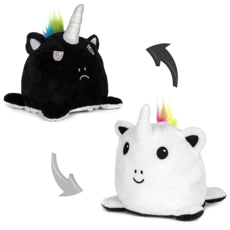 Peluche unicorno Dam Electronics Pauline reversibile 20 cm - immagine 1