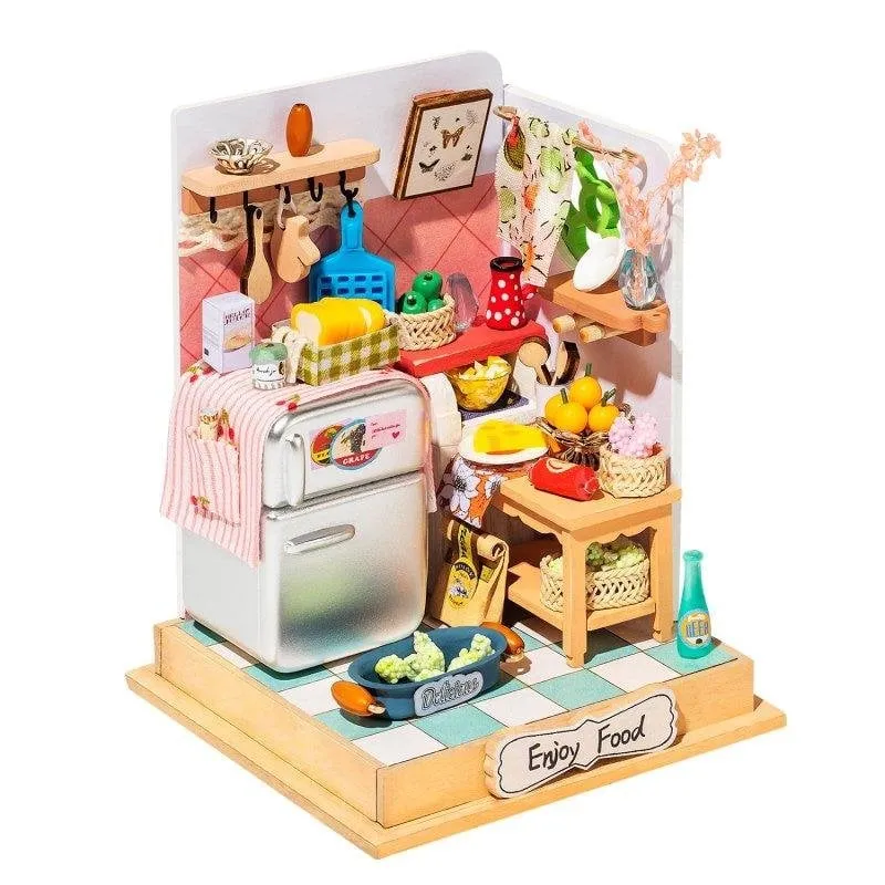 Casa delle Bambole Taste Life Maquette In Legno 56 Pezzi - immagine 1