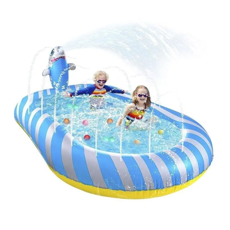 Piscina Splash Pad Dam Electronics 170x110 cm con ugelli - immagine 1