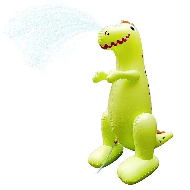 Giocattolo Gonfiabile Dinosauro T-Rex Dam Electronics con Irrigatore 180 x 130 cm - immagine 1