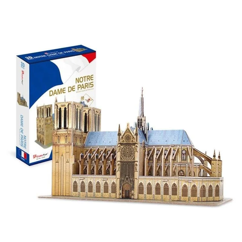 Puzzle 3D Dam Electronics Notre Dame Paris 53 pezzi EPS - immagine 1