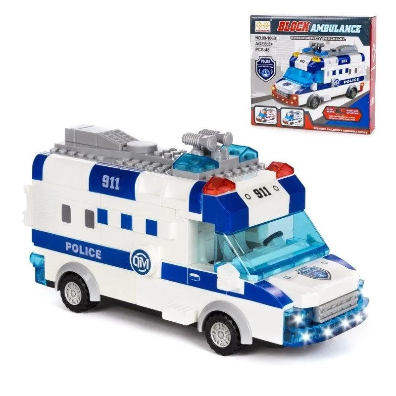 Veicolo polizia Dam Electronics 48 pezzi 360 gradi - immagine 1