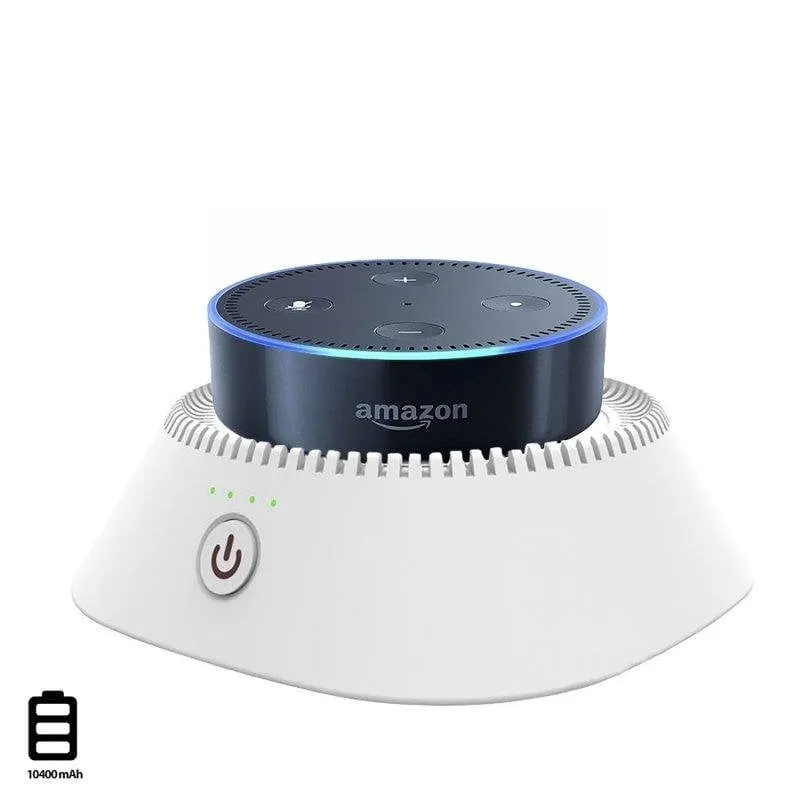 Powerbank Dam Electronics 10400 mAh Supporto Echo Dot Gen 2 Triplo USB - immagine 1