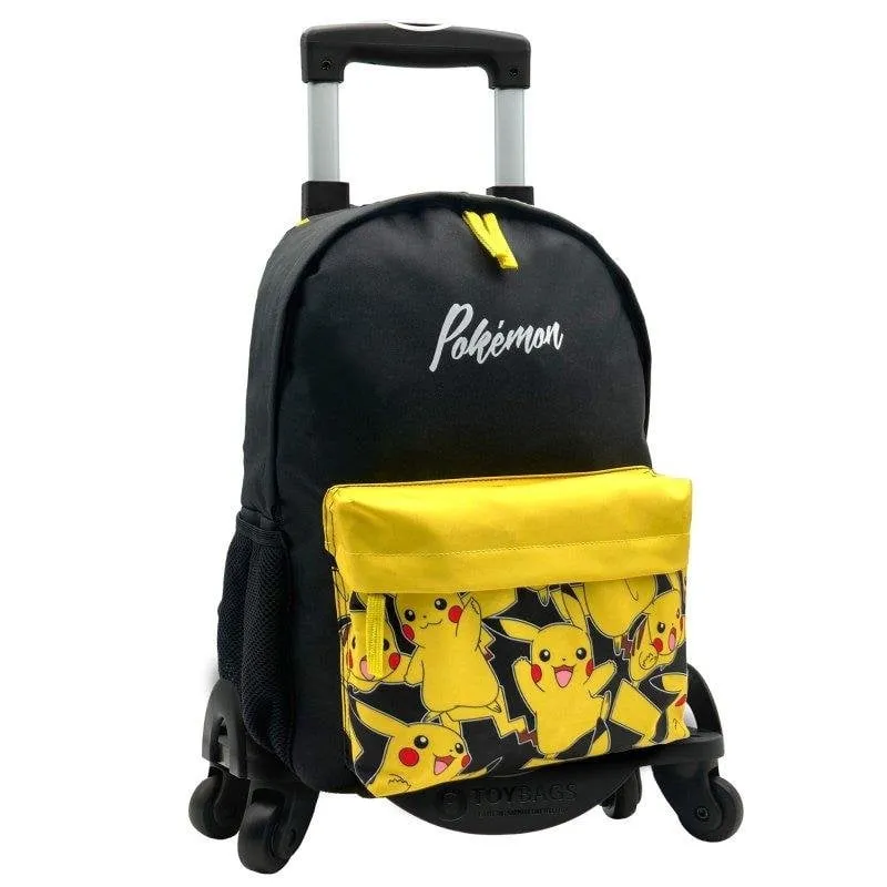 Zaino Pokémon Americano con scomparto laptop e carrello 4 ruote - immagine 1